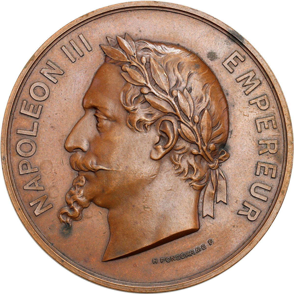 Francja. Napoleon III (1852–1870). Medal 1867 – Międzynaorowa wystawa